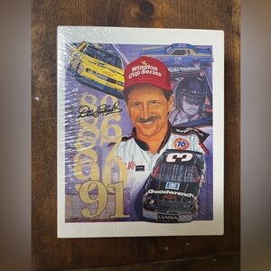Vintage 1992 Dale Earnhardt Limited Edition Jigsaw Puzzle 48 Piece 8"×10" NEW!